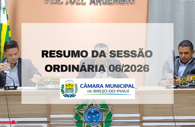Sessão Ordinária 006/2026 - Câmara debate demandas da zona rural e situação de animais soltos durante sessão ordinária