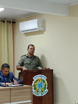 Tenente coronel da PM participa de sessão em Brejo do Piauí