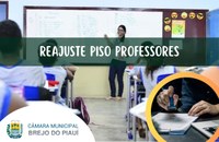Vereadores aprovam reajuste do Piso salarial de 2025 dos professores municipais